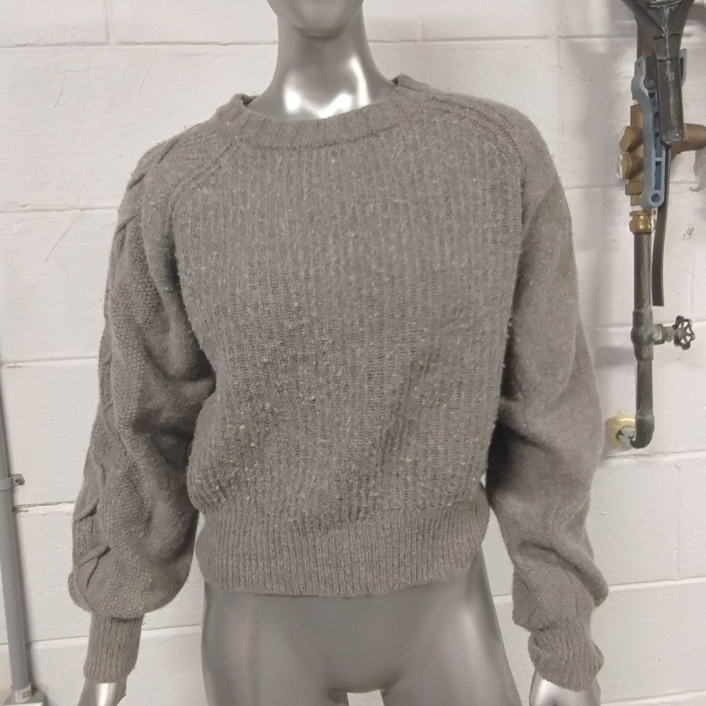 Cozy Gray Knit Sweater